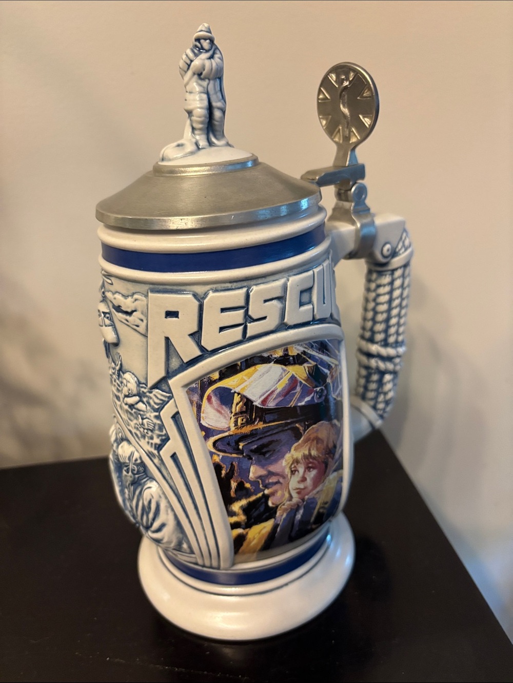 Avon 1997 Tribute to Rescue Workers Stein